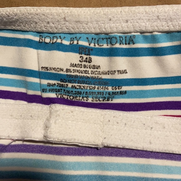 Victoria’s Secret IPEX Camisole with Bra. Size 34B. Multicolored stripes. EUC - Picture 4 of 6